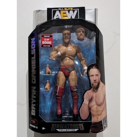 AEW Unmatched Series 5 Bryan Danielson Rare Chase Figure 1 of 5000 New #39 - Picture 1 of 6